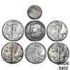 Image 1 : [7] Varied US Coinage [1909, 1923-S, [5] 1942-S]
