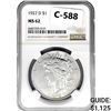 Image 1 : 1927-D Silver Peace Dollar NGC MS62