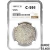 Image 1 : 1889-CC Morgan Silver Dollar NGC VF25