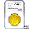 Image 1 : 1904 $20 Gold Double Eagle NGC MS64
