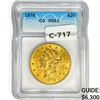 1878 $20 Gold Double Eagle ICG MS61