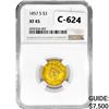 Image 1 : 1857-S $3 Gold Piece NGC XF45