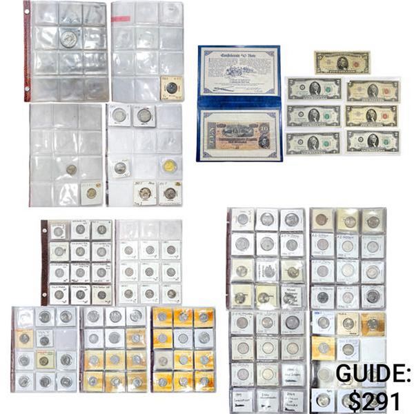 Varied US Currency Albums [122 Items]