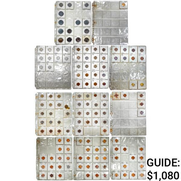 1832-1985 US & Canada Type Coin Album [140 Coins