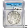 1881-S Morgan Silver Dollar ICG MS65