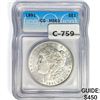 1891 Morgan Silver Dollar ICG MS63