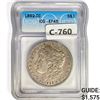 1892-CC Morgan Silver Dollar ICG EF45