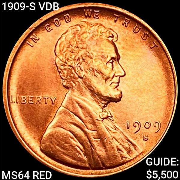 1909-S VDB005 Wheat Cent HIGH GRADE +