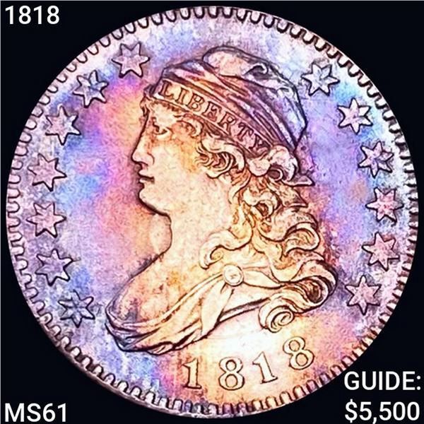 1818 Capped Bust Quarter UNCIRCULATED