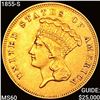 Image 1 : 1855-S $3 Gold Piece UNCIRCULATED