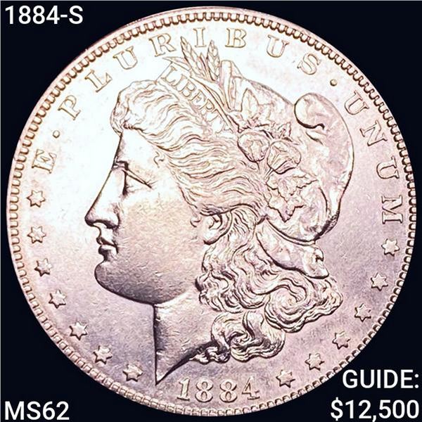 1884-S Morgan Silver Dollar UNCIRCULATED