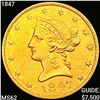 Image 1 : 1847 $10 Gold Eagle UNCIRCULATED