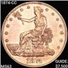 Image 1 : 1874-CC Silver Trade Dollar UNCIRCULATED