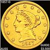 1857-O $2.50 Gold Quarter Eagle HIGH GRADE