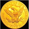 Image 2 : 1891-CC $5 Gold Half Eagle CLOSELY UNCIRCULATED