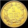 Image 2 : 1854 Rare Gold Dollar CLOSELY UNCIRCULATED