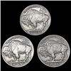 Image 2 : [3] Buffalo Nickels [1917, 1921, 1925] UNCIRCULATE