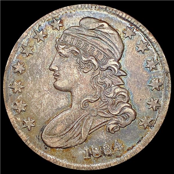 1834 Capped Bust Half Dollar CLOSELY UNCIRCULATED