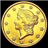 Image 1 : 1849 Rare Gold Dollar CLOSELY UNCIRCULATED