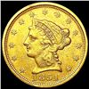 Image 1 : 1851 $2.50 Gold Quarter Eagle UNCIRCULATED