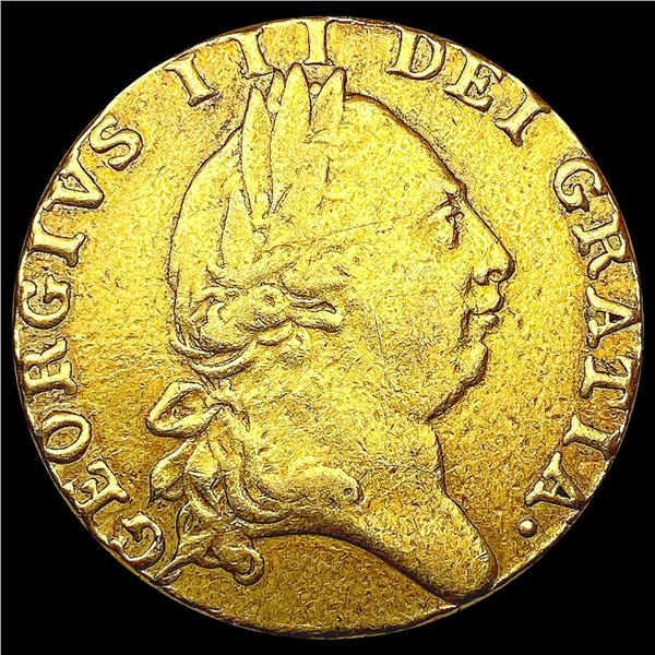 1788 G. Britain .2462oz Gold Guinea LIGHTLY CIRCUL