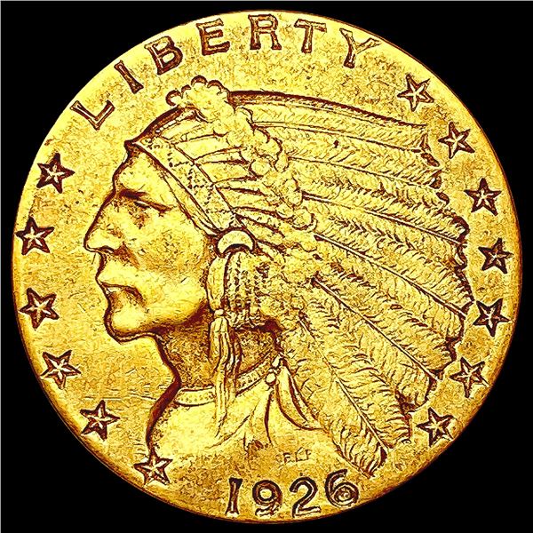 1926 $2.50 Gold Quarter Eagle LIGHTLY CIRCULATED