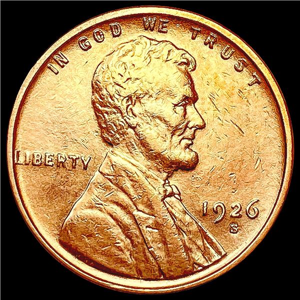 1926-S Wheat Cent CHOICE BU