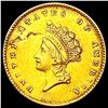 Image 1 : 1854 Rare Gold Dollar HIGH GRADE