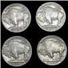Image 2 : [4] Buffalo Nickels (1915, 1919, 1937-D, 1938-D) H