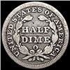 Image 2 : 1850-O Seated Liberty Half Dime NICELY CIRCULATED