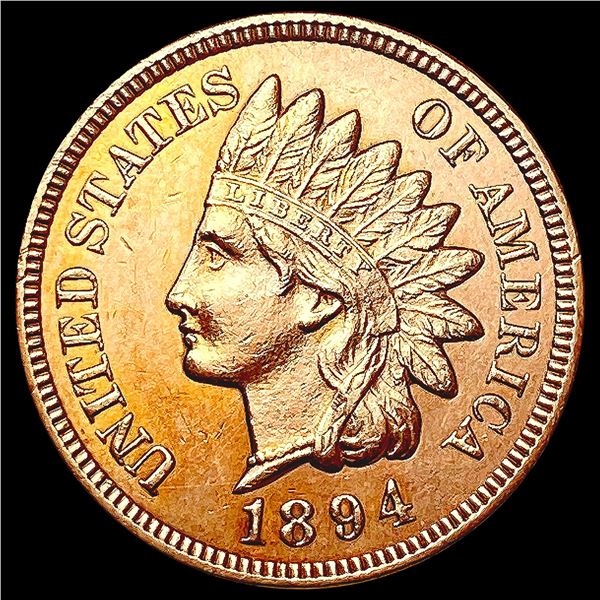 1894 RED Indian Head Cent GEM BU