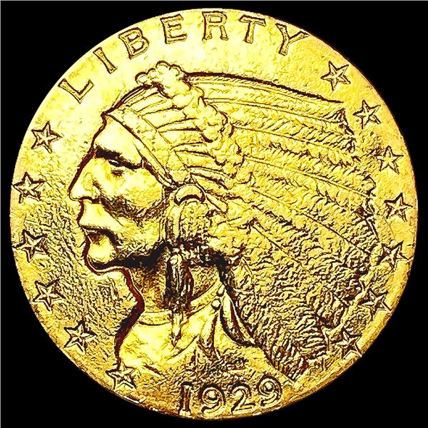 1929 $2.50 Gold Quarter Eagle HIGH GRADE