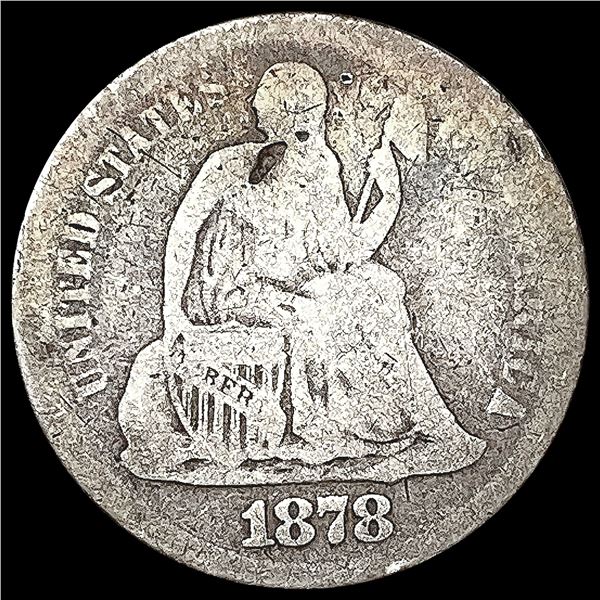1878-CC Seated Liberty Dime NICELY CIRCULATED