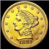 1893 $2.50 Gold Quarter Eagle CLOSELY UNCIRCULATED
