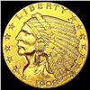 Image 1 : 1908 $2.50 Gold Quarter Eagle CLOSELY UNCIRCULATED