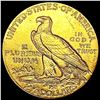 Image 2 : 1908 $2.50 Gold Quarter Eagle CLOSELY UNCIRCULATED