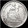 Image 1 : 1867-S Seated Liberty Half Dime CLOSELY UNCIRCULAT
