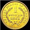 Image 2 : 1851 Rare Gold Dollar UNCIRCULATED