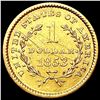 Image 2 : 1853 Rare Gold Dollar CLOSELY UNCIRCULATED