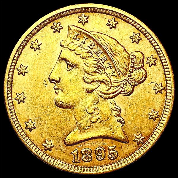 1895 $5 Gold Half Eagle UNCIRCULATED