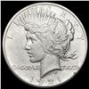 Image 1 : 1921 Silver Peace Dollar CLOSELY UNCIRCULATED