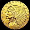 Image 1 : 1909 $2.50 Gold Quarter Eagle UNCIRCULATED