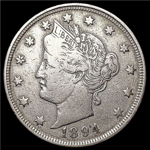 1894 Liberty Victory Nickel NEARLY UNCIRCULATED