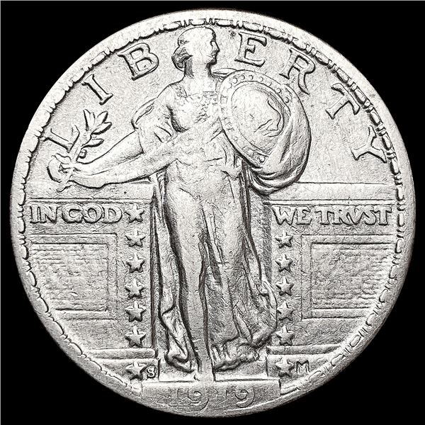 1919-S Standing Liberty Quarter NEARLY UNCIRCULATE