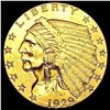 Image 1 : 1929 $2.50 Gold Quarter Eagle CLOSELY UNCIRCULATED