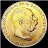 1915 Austria .9802oz Gold 100 Corona UNCIRCULATED