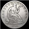 1865-S Seated Liberty Half Dollar NEARLY UNCIRCULA