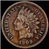 1909-S Indian Head Cent LIGHTLY CIRCULATED