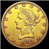 Image 1 : 1892 $10 Gold Eagle CLOSELY UNCIRCULATED