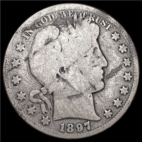 1897-O Barber Half Dollar NICELY CIRCULATED